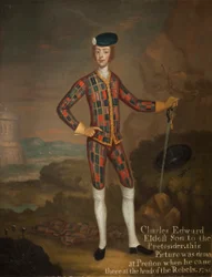 Prince Charles Edward Stuart, Son of the Old Pretender, 1745